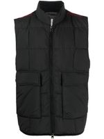 Woolrich gilet à design matelassé - Noir