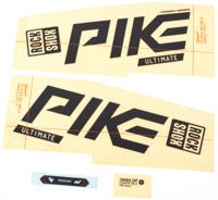 ROCKSHOX Decal set rs pike ult. black