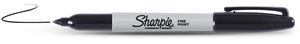 Viltstift Sharpie Fine rond zwart 1-2mm