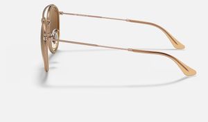 Ray-Ban Round Double Bridge zonnebril Rond