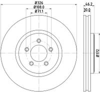 Remschijf 8DD355128881