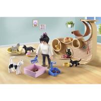 PLAYMOBIL 71744 Kattenstang met 6 katten en figuren PLAYMOBIL 71744 Kattenstang met 6 katten en figuren