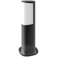 LED Tuinverlichting - Staande Buitenlamp - Brinton Tarin - 7W - Warm Wit 3000K - Mat Antraciet - Rond - Aluminium - 30cm