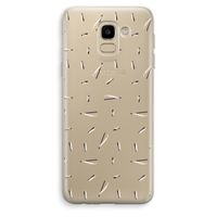 Hipster stripes: Samsung Galaxy J6 (2018) Transparant Hoesje