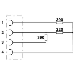 Phoenix Contact 1403911 Sensor/actuator connector, toebehoren M12 Aantal polen: 5 Afsluitweerstand, Bus 5 stuk(s)