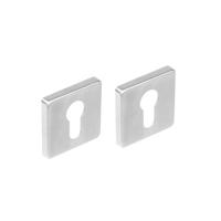 Intersteel Cilinderrozetten vierkant geborsteld RVS