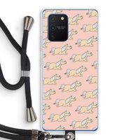 Ponys: Samsung Galaxy Note 10 Lite Transparant Hoesje met koord