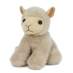 Pluche witte lammetje/schapen knuffel 13 cm speelgoed   -