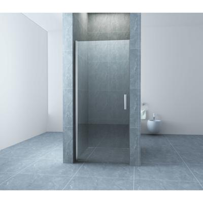 Nisdeur Xellanz Eco | 100x195x0.6 cm | Helder glas | Chroom beslag