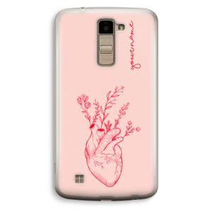 Blooming Heart: LG K10 (2016) Transparant Hoesje