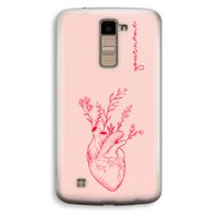 Blooming Heart: LG K10 (2016) Transparant Hoesje