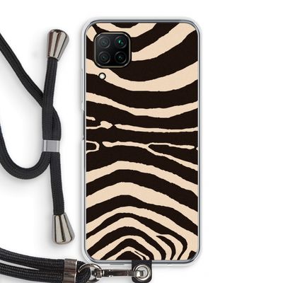 Arizona Zebra: Huawei P40 Lite Transparant Hoesje met koord