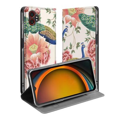 Bookcase Samsung Galaxy Xcover 7 Pro Pink Peacock