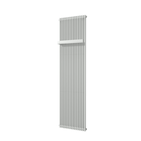 Vipera Corrason enkele badkamerradiator 50 x 180 cm centrale verwarming mat wit zijaansluiting 1.649W - thumbnail