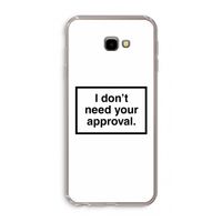 Don't need approval: Samsung Galaxy J4 Plus Transparant Hoesje