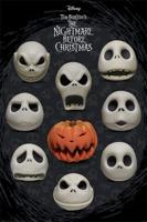 Poster Nightmare Before Christmas - Many Faces of Jack 61x91,5cm