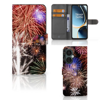 OnePlus Nord CE 3 Lite Wallet Case met Pasjes Vuurwerk - thumbnail