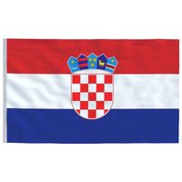 vidaXL Vlag Kroati?? 90x150 cm - thumbnail