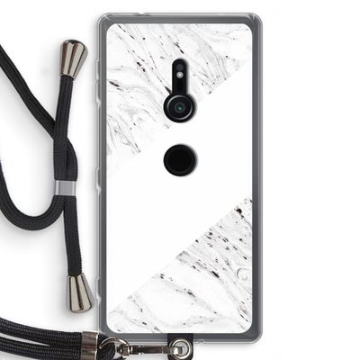 Biggest stripe: Sony Xperia XZ2 Transparant Hoesje met koord