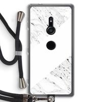 Biggest stripe: Sony Xperia XZ2 Transparant Hoesje met koord