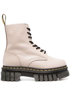 Dr. Martens bottines Audrick 8-Eyeye Lux en cuir - Tons neutres