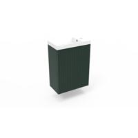Fonteinkast Highland Green Arcqua Ridge 40x55x28 cm Incl. Fontein Glans Wit Met Overloop