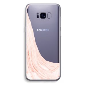 Peach bath: Samsung Galaxy S8 Plus Transparant Hoesje