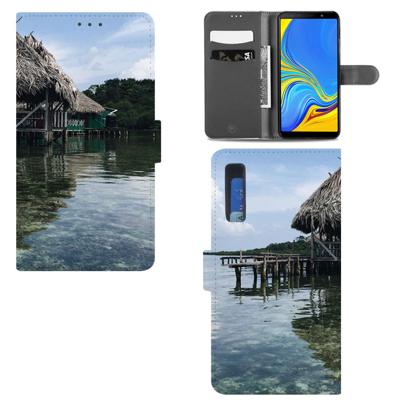 Samsung Galaxy A7 2018 Boek| Hoesje maken | met Foto | Eigen telefoonhoesje ontwerpen | Op maat gemaakt