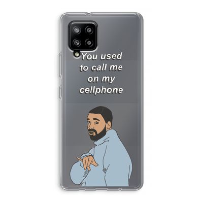 Hotline bling: Samsung Galaxy A42 5G Transparant Hoesje