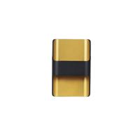 Artdelight Wandlamp designDallas zwart met goud - WL DALLAS ZW-MG