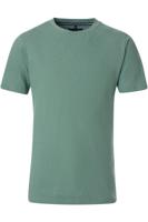 Casa Moda Casual Fit T-Shirt ronde hals groen, Effen