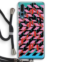 Skew Blush 2: Huawei P20 Pro Transparant Hoesje met koord