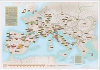 Scratch Map European Wines - Europese Wijnen Collect & Scratch | Maps