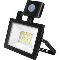 LED Bouwlamp 10W met Sensor - Natuurlijk Wit 4000K - IP65 Waterdicht - Aigi Stado