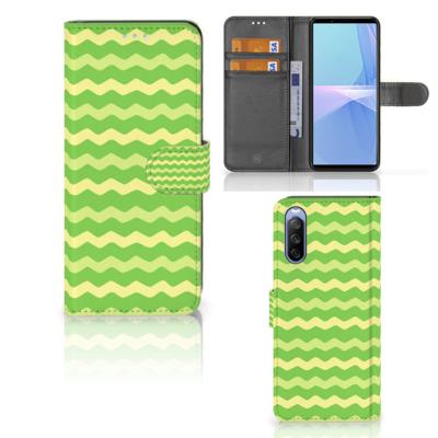 Sony Xperia 10 III | Telefoon Hoesje | Waves Green