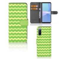 Sony Xperia 10 III | Telefoon Hoesje | Waves Green