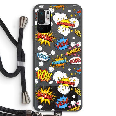 Pow Smack: Xiaomi Redmi Note 10 5G Transparant Hoesje met koord