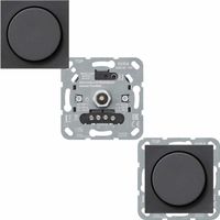 Gira dimmer 245000 voor LED lampen max 100W met dimknop antraciet 065028