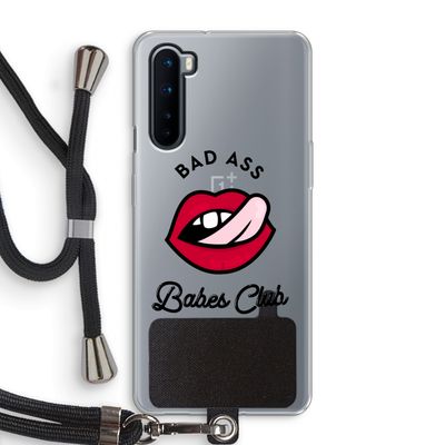 Badass Babes Club: OnePlus Nord Transparant Hoesje met koord