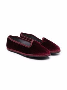 Siola mocassins en velours - Rouge