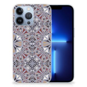 Apple iPhone 13 Pro TPU Siliconen Hoesje Flower Tiles