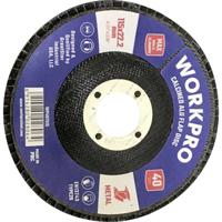 WorkPro WP407515 Lamellenschuurschijf Diameter 115 mm Boordiameter 22.2 mm 10 stuk(s)