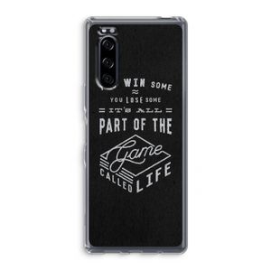 Life: Sony Xperia 5 Transparant Hoesje