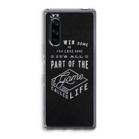 Life: Sony Xperia 5 Transparant Hoesje