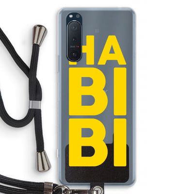 Habibi Majorelle : Sony Xperia 5 II Transparant Hoesje met koord