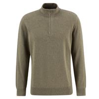 Herentrui Cotton half zip Smokey Olive