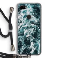Zee golf: Pixel 3a Transparant Hoesje met koord