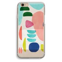 Bold Rounded Shapes: iPhone 6 / 6S Transparant Hoesje Bold Rounded Shapes: iPhone 6 / 6S Transparant Hoesje