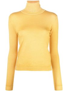 ASPESI pull en laine à col roulé - Jaune
