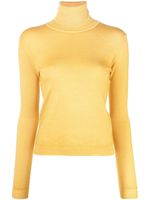 ASPESI pull en laine à col roulé - Jaune